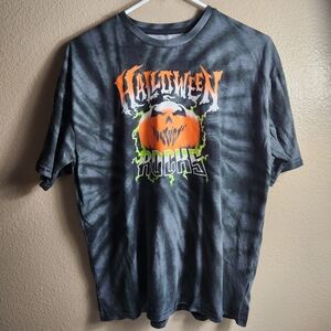 Celebrate Halloween Teens |XXL/18| Halloween Rocks Tie Dye Concert Tee (NWOT)